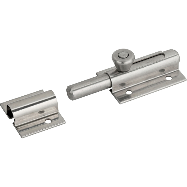 Aldeghi ART. 216 Catenaccio Trasversale Asta Tonda in Acciaio INOX - ALDEGHI LUIGI - Immagine 3